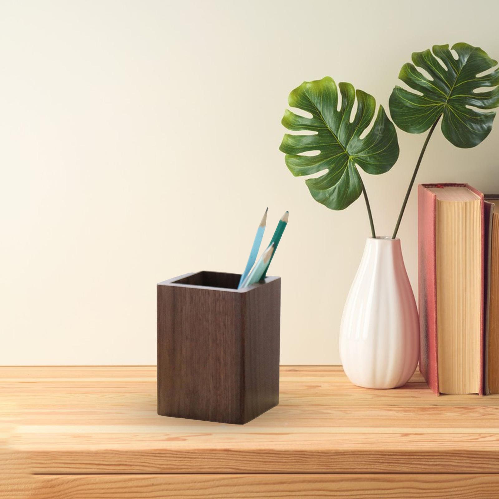 Desk Pen Holder Pencils Stand Organizer Makeup Brush Holder for Desktop