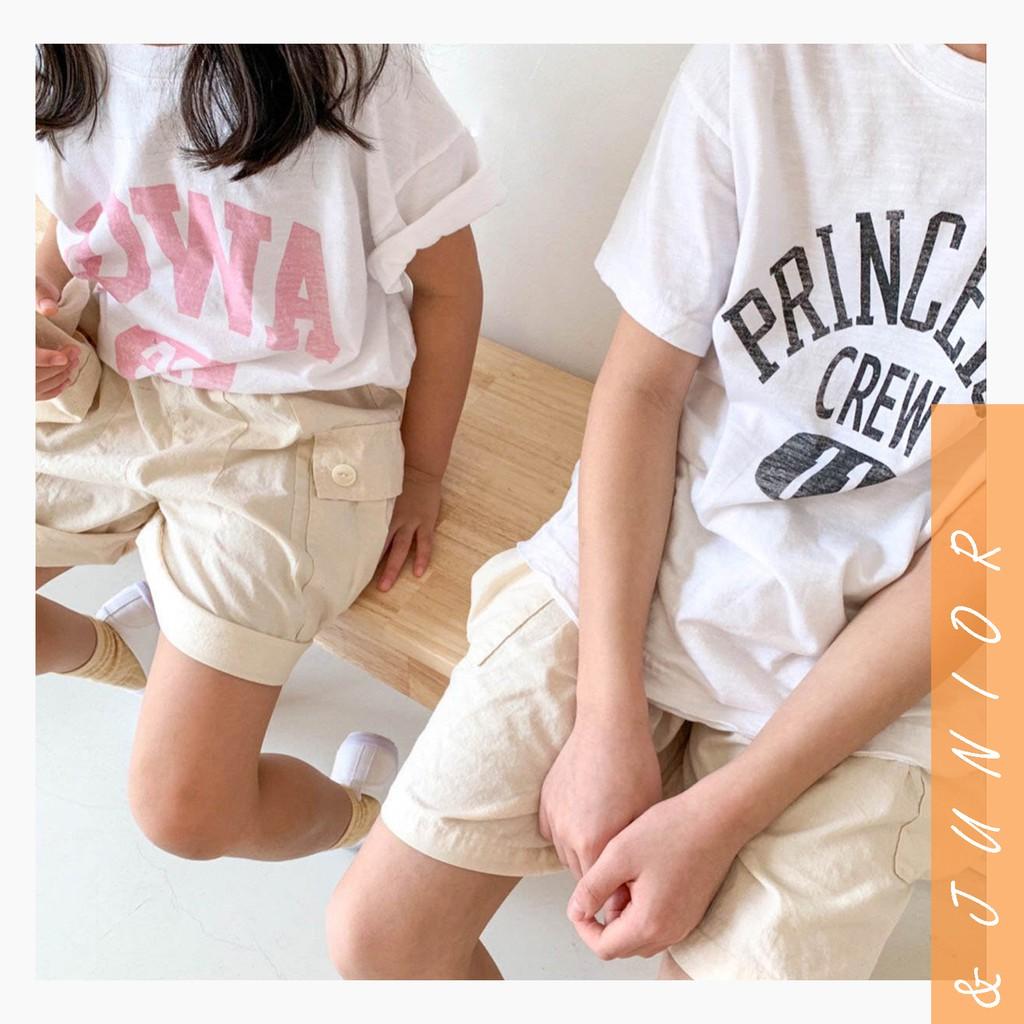 Áo thun cotton Hàn Quốc phù hợp bé trai & bé gái