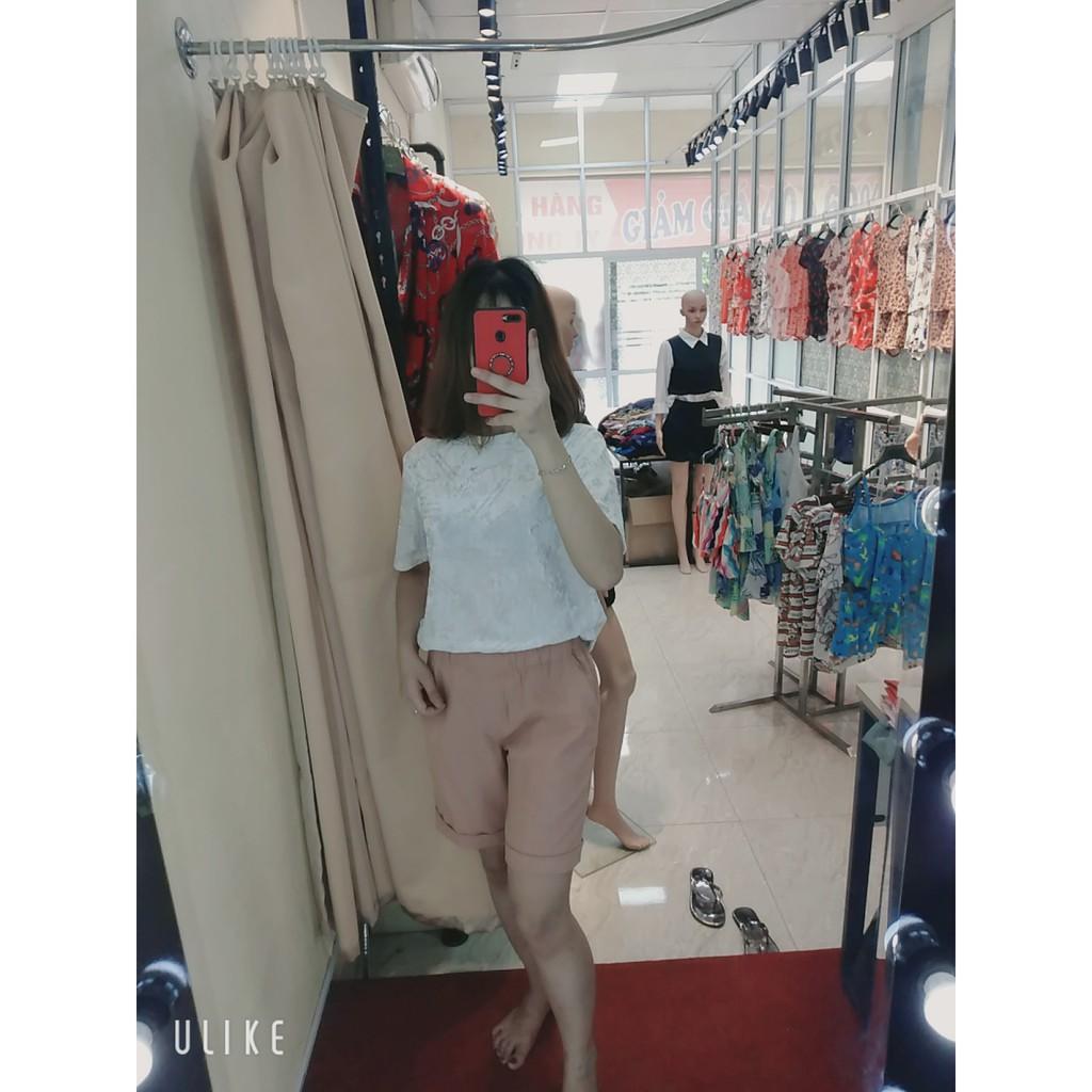 Quần Short Cạp Cao_