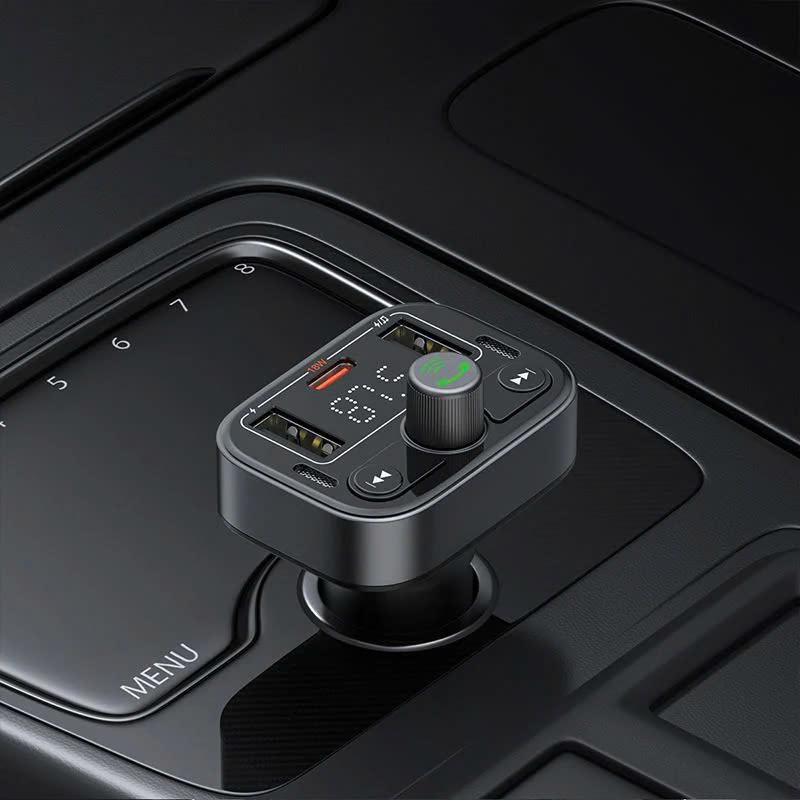 Bộ Tẩu Sạc Đa Năng Phát Nhạc Trên Xe Hơi Baseus S-09 Pro Series Car FM Transmitter [ HÀNG CHÍNH HÃNG ]