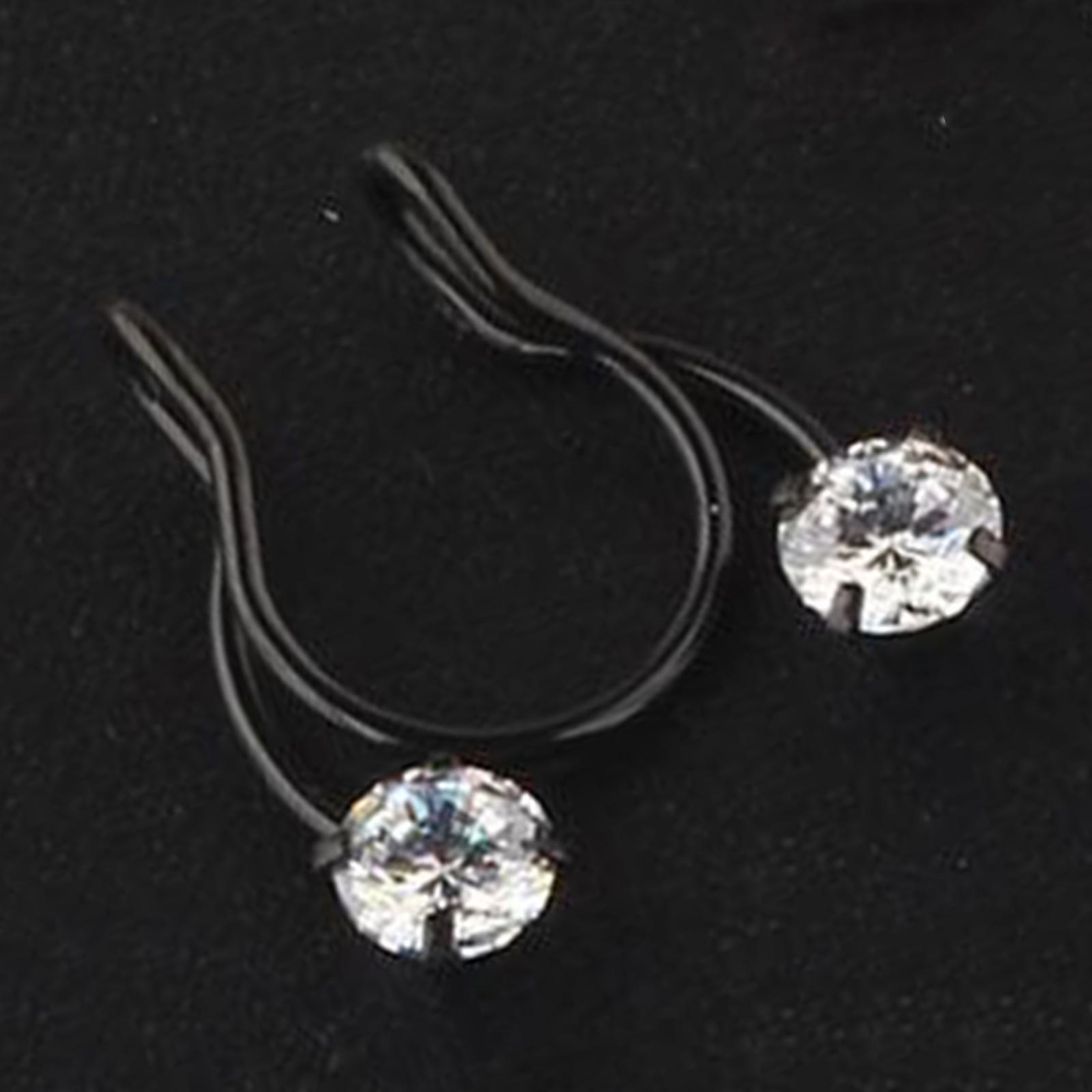 Stainless steel Nose Ring 8mm Loop No Piercing Clip On Hoop Rings