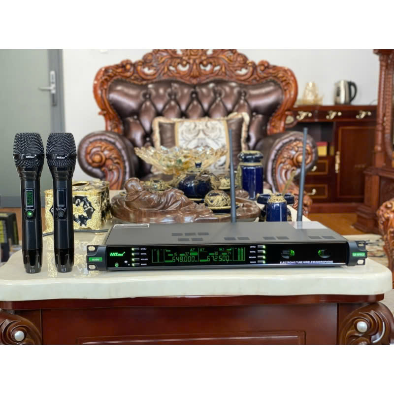Micro Bóng Tube Cao Cấp MTMAX M1Pro, Bắt Sóng Xa Đến 120 Mét Tần Số UHF Cực Cao UHF 640-690 MHz Cùng Công Nghệ Cảm Biến Tự Ngắt Hiện Đại, Thiết Kế Sang Trọng Khi Setup Mọi Không Gian . HÀNG CHÍNH HÃNG