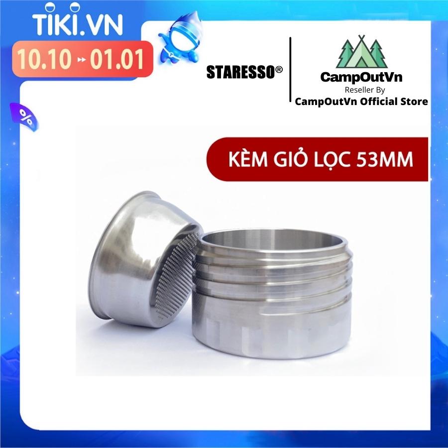 Phụ kiện pha cà phê Staresso Bottomless Mirage chất liệu Inox 304 tặng kèm giỏ lọc 53mm 1 lớp A451