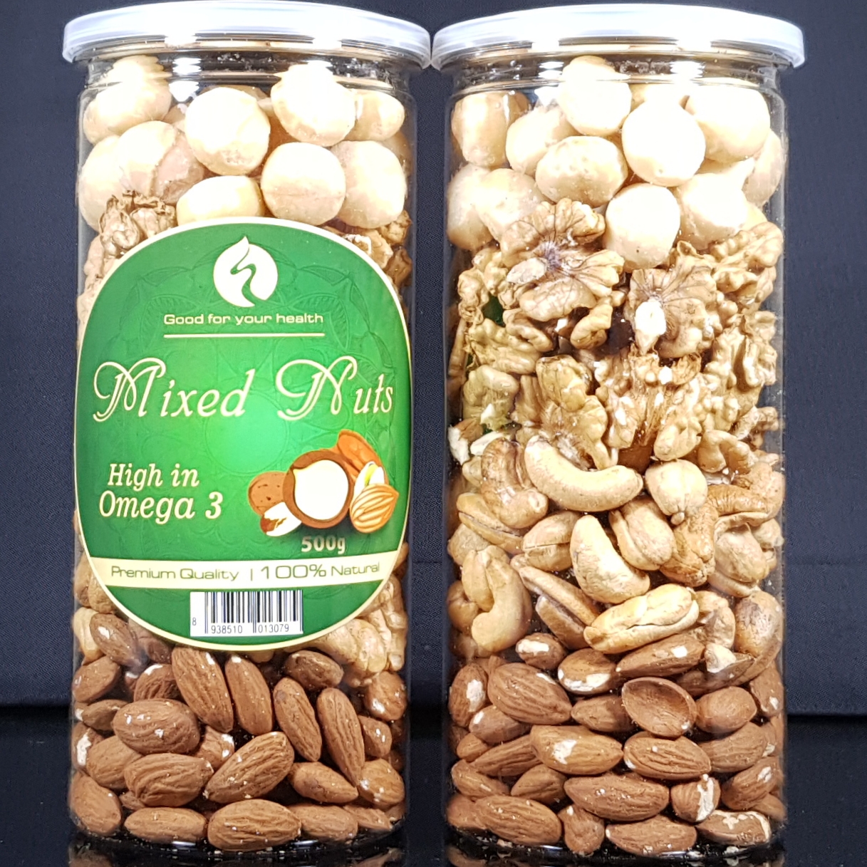 Mixed nuts 4 loại hạt dinh dưỡng Macca, Óc Chó Vàng, Hạnh Nhân, Hạt Điều đã tách vỏ