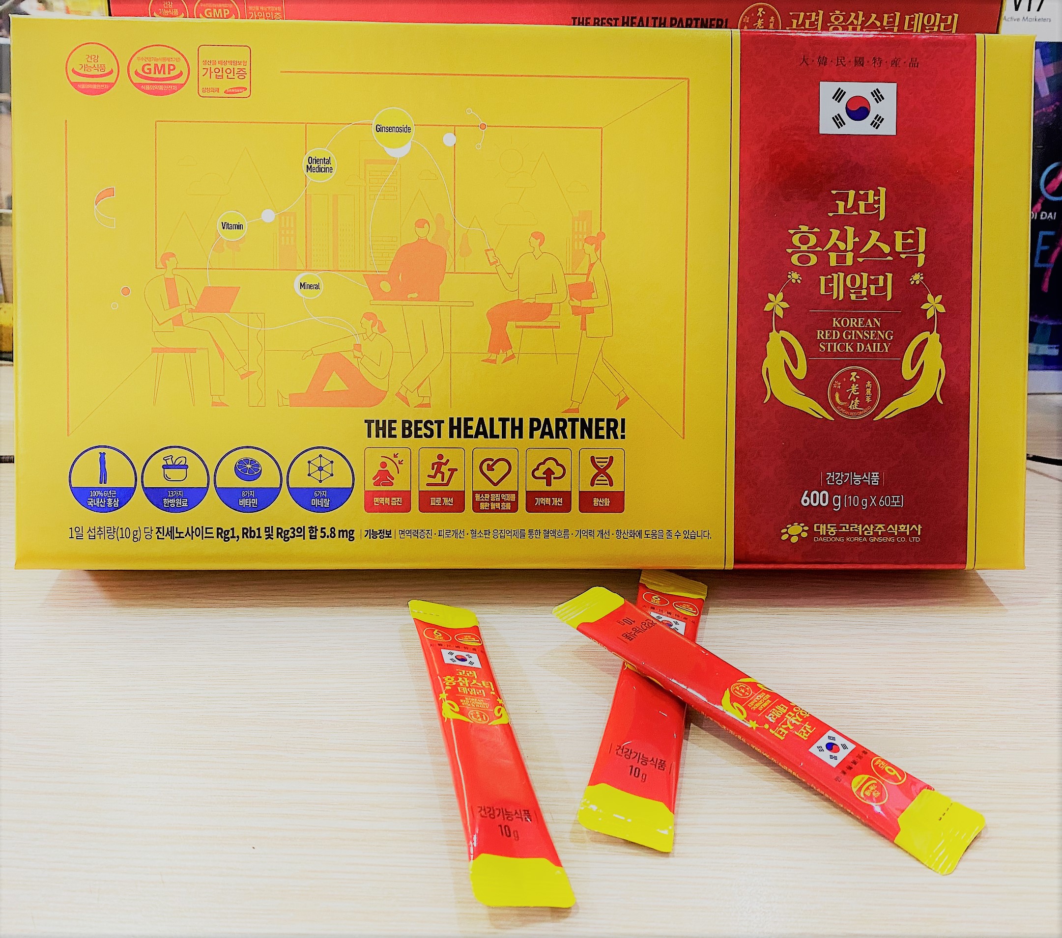 Hồng sâm Stick Daily Hàn Quốc