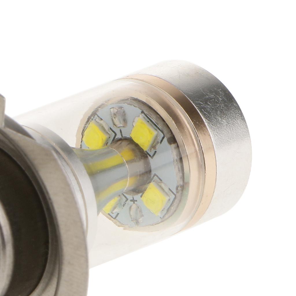 H7 30W White Car Headlight Daytime Running DRL Cone LED Lamp Fog Light White