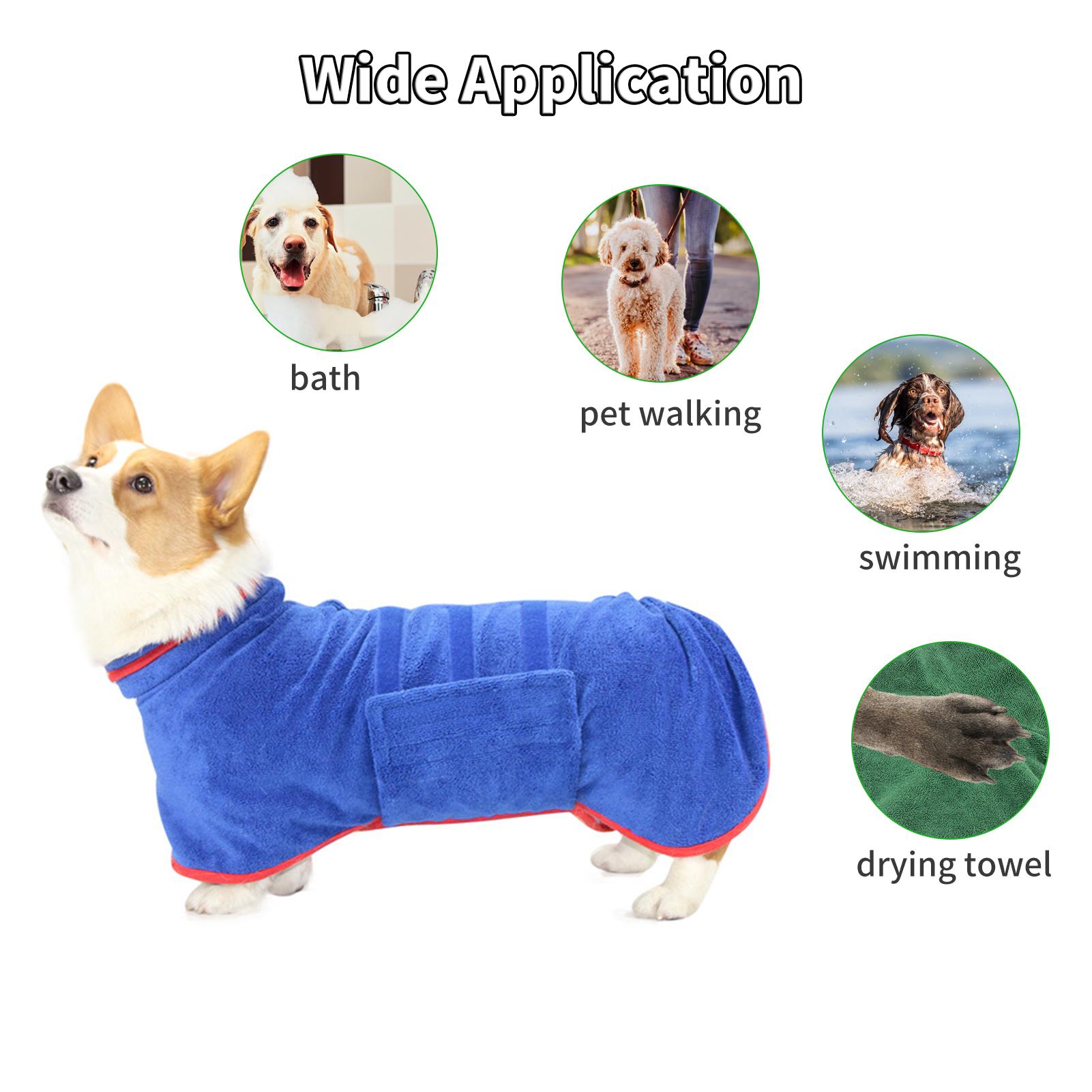 Khăn choàng tắm cho vật nuôi chó mèo, sấy nhanh siêu thấm