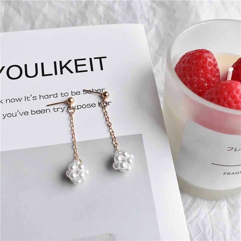 Khuyên tai ngọc trai nhân tạo tiểu thư