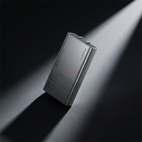 Cốc sạc Cuktech Ultra Slim 2Type-C 65W AD652S - Hàng chính hãng