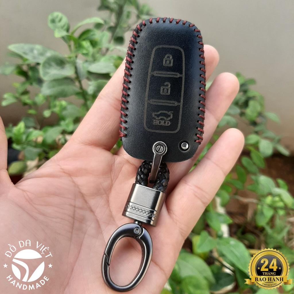 Bao Da Chìa Khoá Hyundai Sonata, Tucson, Santafe, Genesis, i30, Elantra, Veloster da thật bảo hành 2 năm