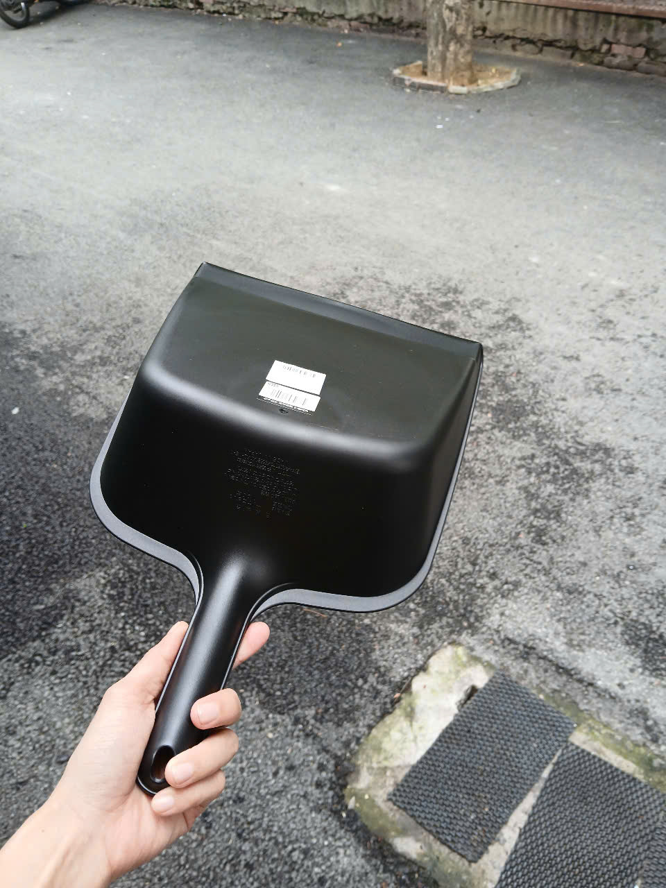 Xẻng hót rác cán ngắn Nakaya - Màu đen - Hàng nội địa Nhật Bản nhập khẩu chính hãng