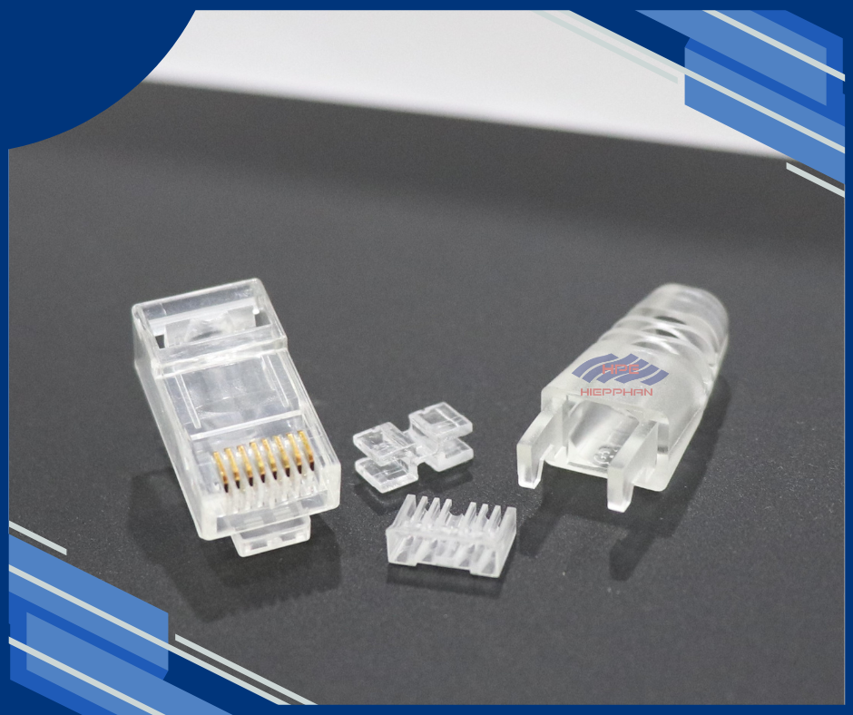 Đầu bấm mạng RJ45 UTP CAT6 - Corning - Hàng nhập khẩu