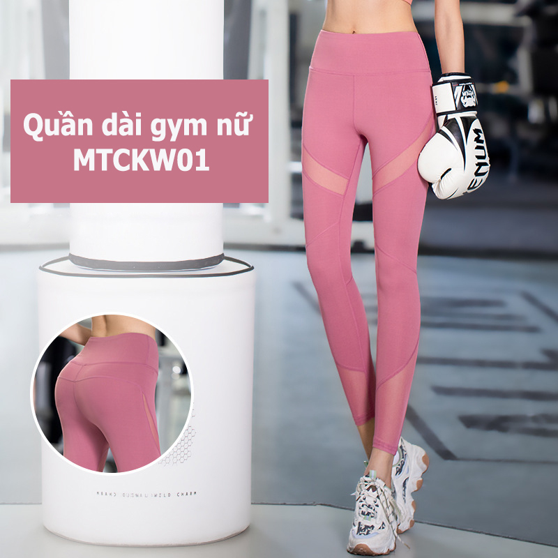 Quần dài gym nữ MTCKW01 - Mẫu quần được thiết kế với kiểu dáng mới, phá cách