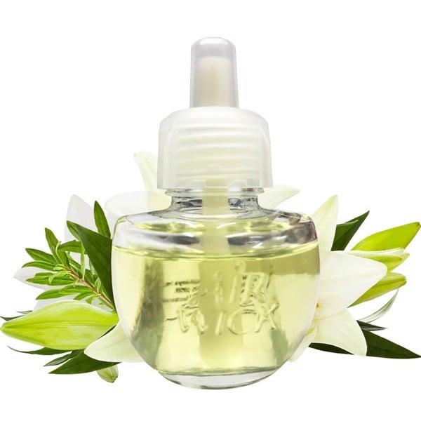 Chai tinh dầu cắm điện Air Wick Refill AWK2298 Smooth Satin &amp; Moon Lily 19ml (Hương hoa lily)