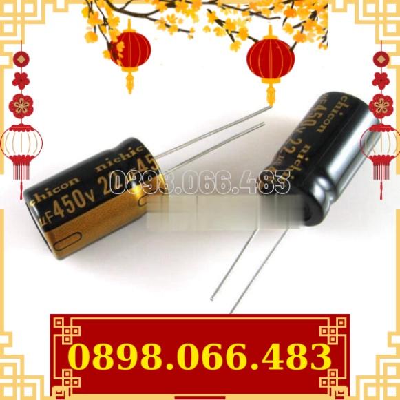 . Tụ Điện Điện Phân Tụ Điện 450 V 22 Uf mới về