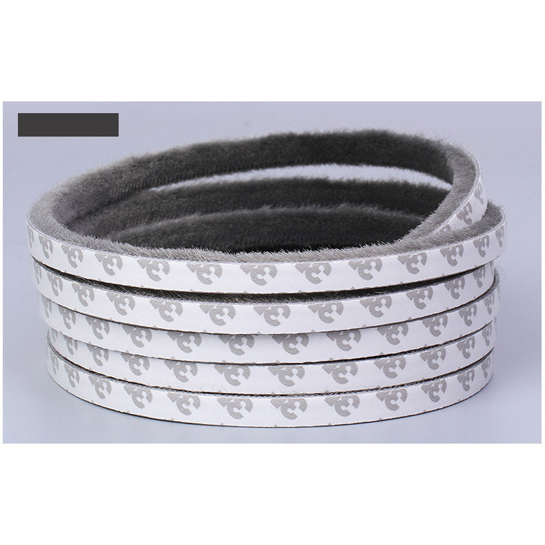 Zoăng Lông Dán Cửa Size 9 x 23 mm Cuộn Dài 5 Mét Chống Bụi Bẩn, Chống Ồn, Ngăn Côn Trùng Xâm Nhập, Giảm Thoát Nhiệt Điều Hòa - Hàng Chính Hãng