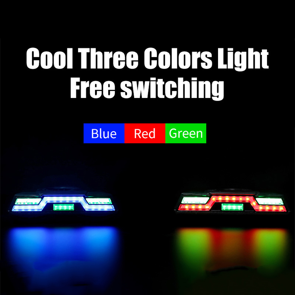 Đèn hậu xe đạp siêu sáng với LED 85LM, bằng chất liệu ABS không thấm nước, sạc USB