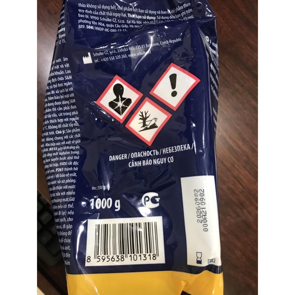 Chất khử khuẩn CLORAMIN B xuất xứ Tiệp Khắc túi 1 Kg, vệ sinh nhà cửa, phòng chống dịch bệnh.