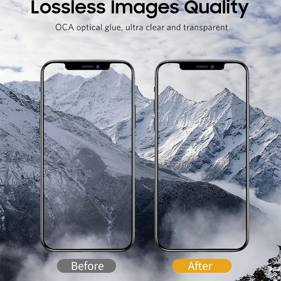 Miếng dán kính cường lực Camera cho iPhone X / iPhone Xs / iPhone Xs Max hiệu Benks mỏng 0.15mm chất lượng ảnh chụp nét như lúc chưa dán - Hàng nhập khẩu