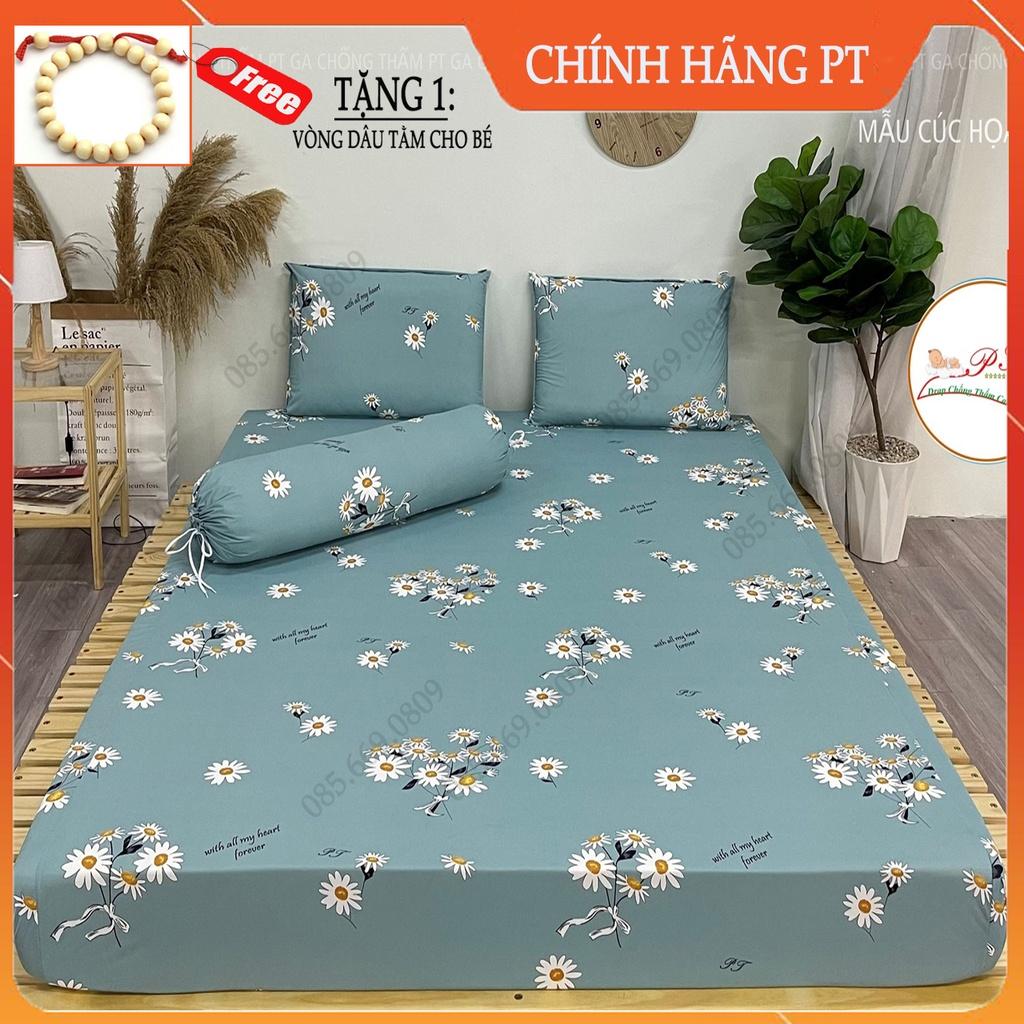 Ga chống thấm cho bé chính hãng PT,chất liệu cotton thun phủ nano kháng khuẩn, chống thấm nước tuyệt đối )