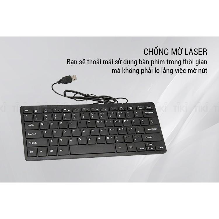 Bàn phím mini dùng cho máy tính, laptop nhỏ gọn, tiện lợi