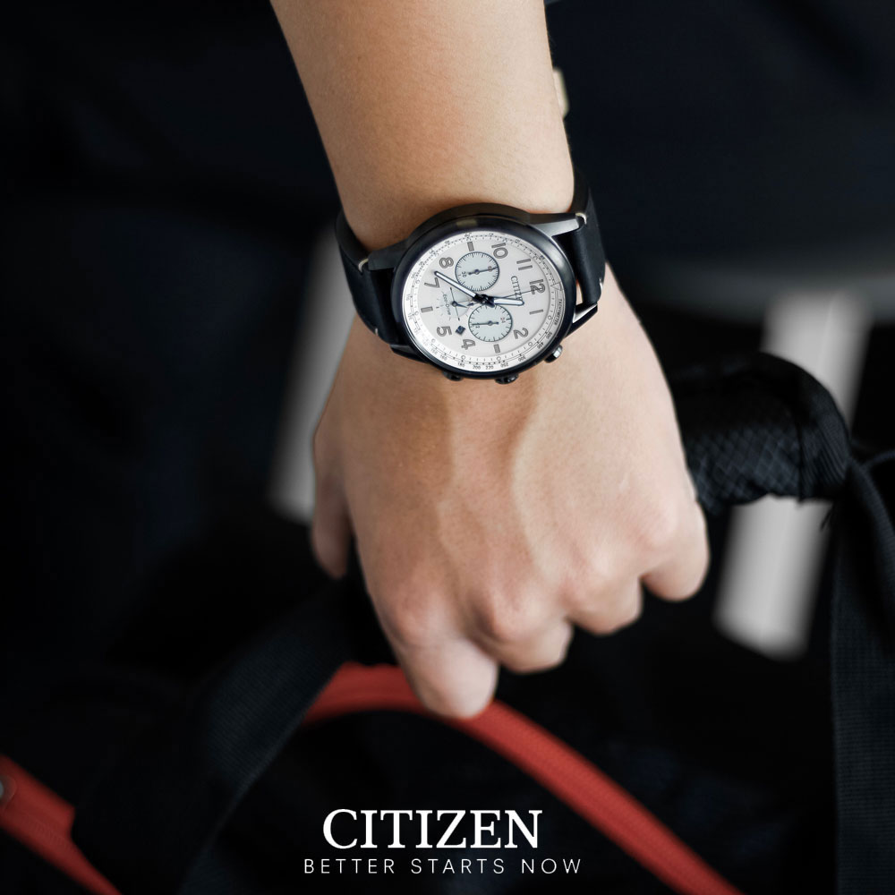 Đồng Hồ Nam Citizen Dây Da CA4425-10X - Mặt Trắng