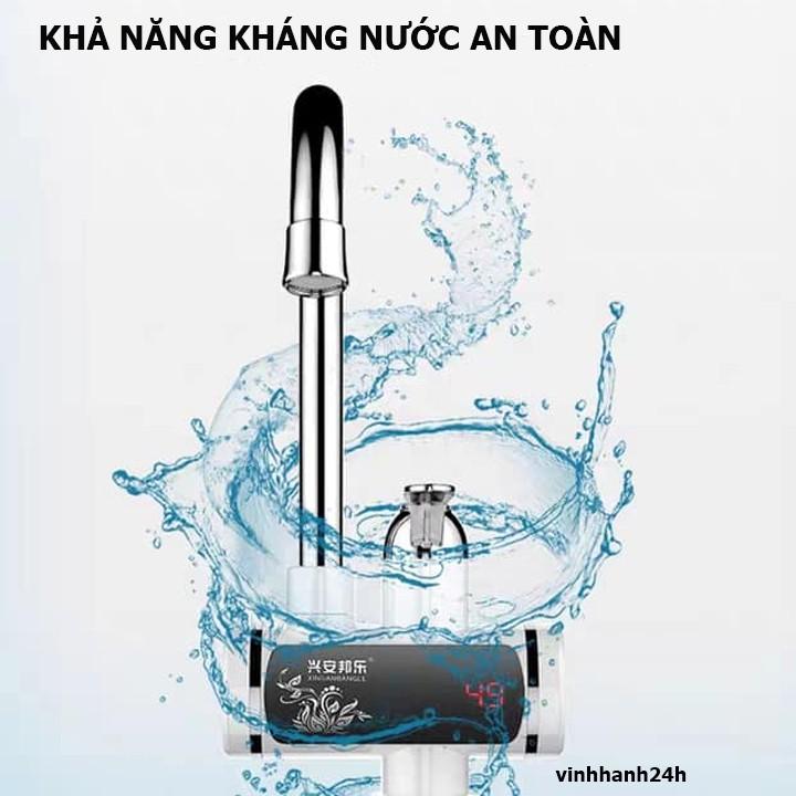 Vòi nước nóng lạnh có vòi sen tắm lắp đặt trực tiếp tại vòi nước thường