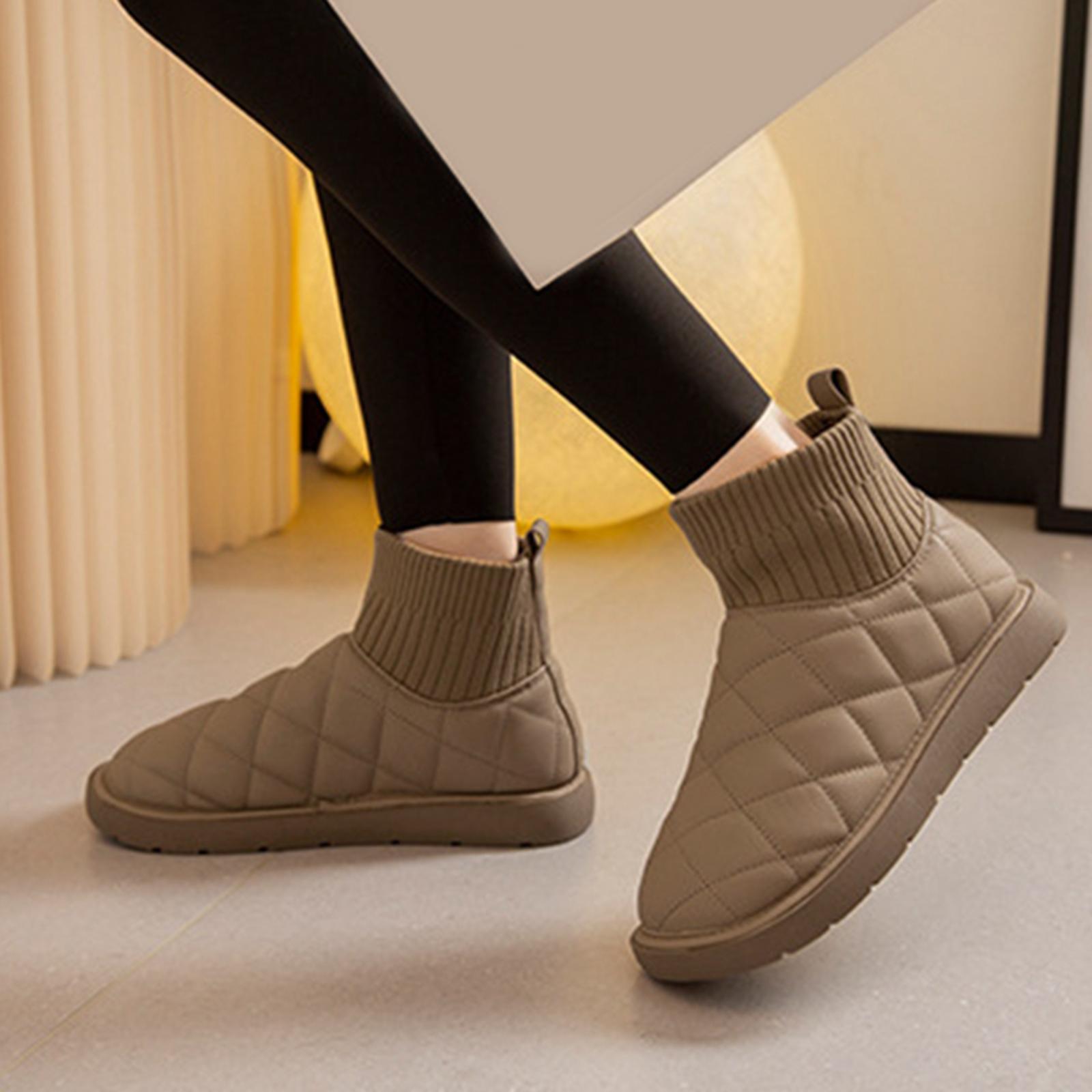 Women's Snow Boots Comfortable Non Slip Ladies Boots for Hiking Hiker Work