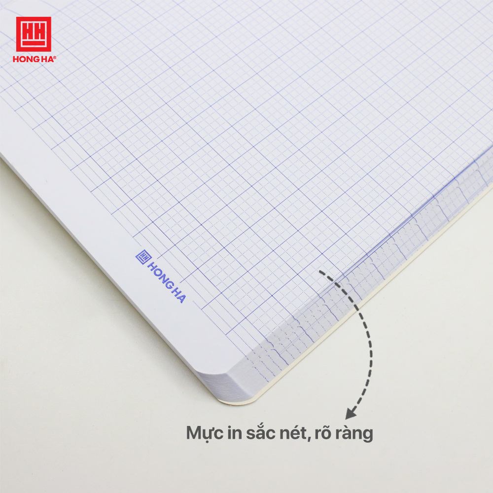 Vở 4 ô ly 200 trang Hồng Hà School Fox gáy may định lượng 70gsm - 0602