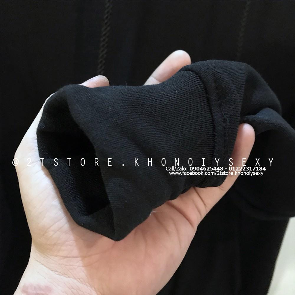 Áo hoodie unisex 2T Store H01 màu đen - Áo khoác nỉ chui đầu nón 2 lớp dày dặn đẹp chất lượng