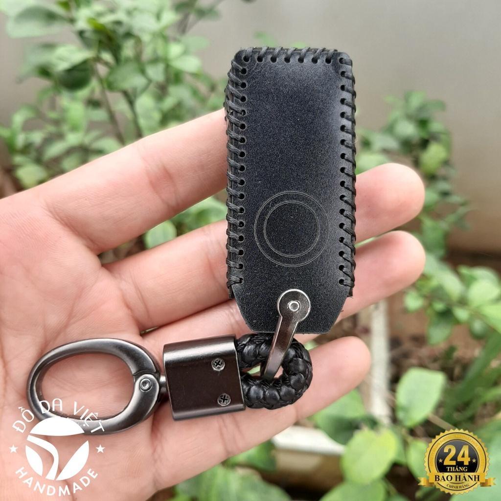 Bao Da Chìa Khóa Remote Pitech chống trộm, keyfob Pi V1 và V2. da thật 100%, bảo hành 2 năm