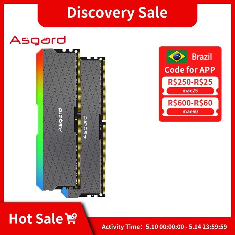 ASGAR W2 SERIES RGB RAM DDR4 8GBX2 16GBX2 3200MHZ PC4-25600 1.35V Kênh kép tuyệt đẹp