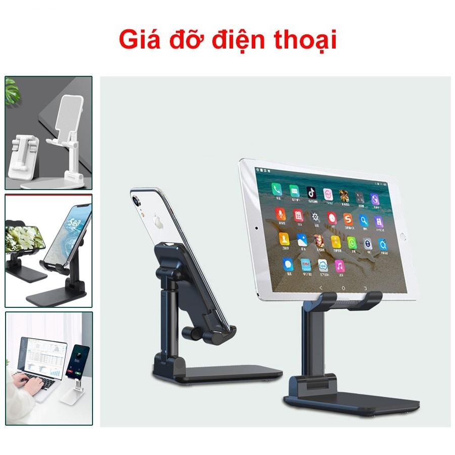 Giá đỡ điện thoại đa năng, iPad để bàn gấp gọn tùy chỉnh, giá đỡ chống tê mỏi tay khi cầm lâu