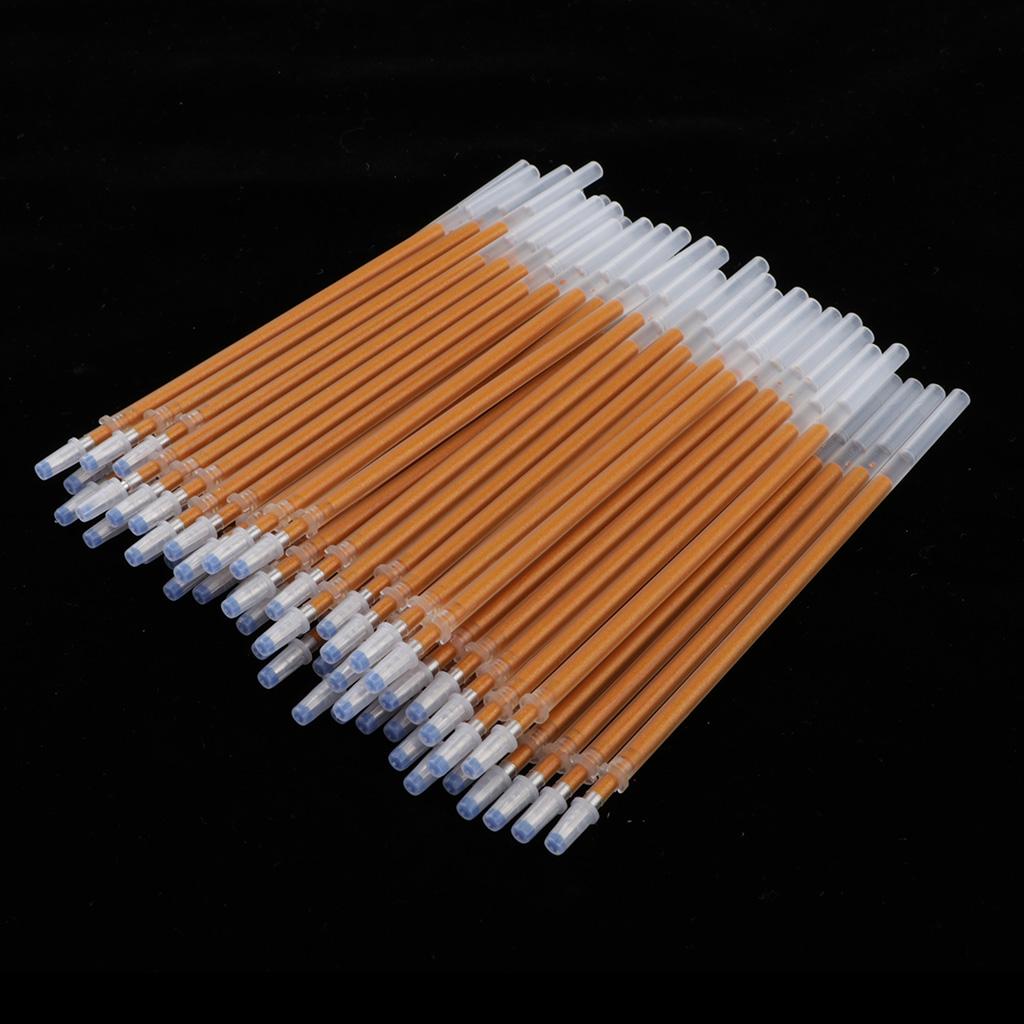 2x50 Pieces Gold Color Flash Gel Pen Refill Fluorescent Graffiti Painting