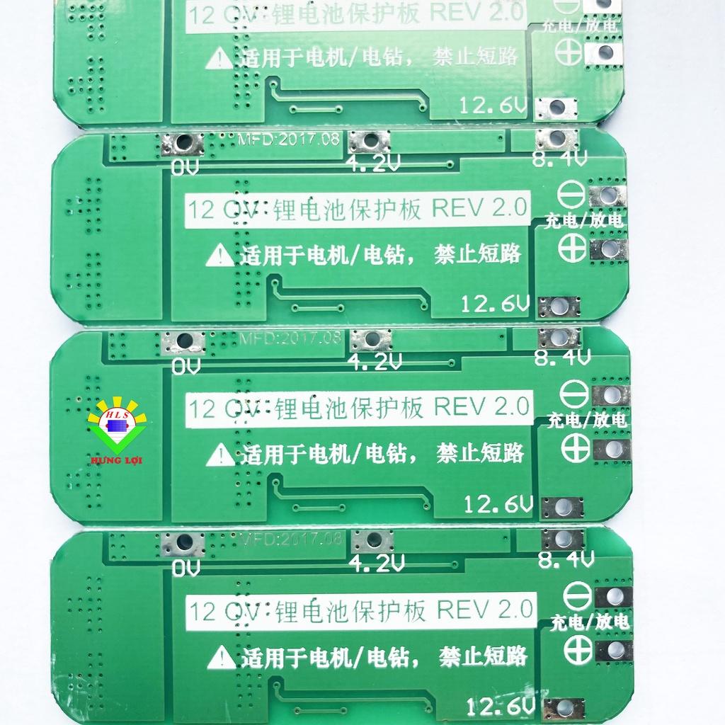 Bảng Mạch Bảo Vệ Pin Lithium 3S 20A PCB BMS 12.6V 11.1V 12V 12.6V chuyên dụng chất lượng cao