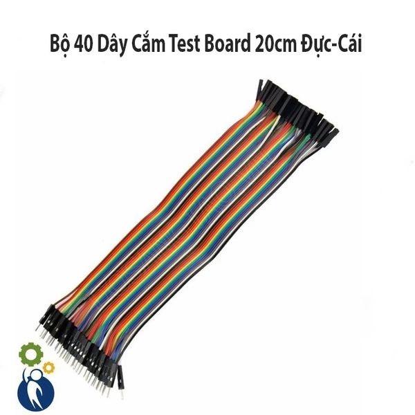 Bộ 40 Dây Cắm Test Board 20cm