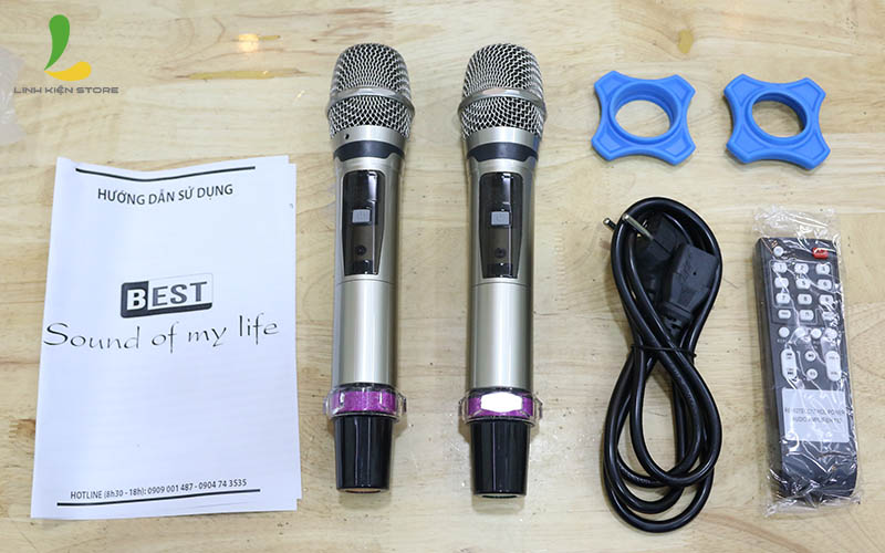 Loa kéo BEST 6850 - Loa bluetooth hát karaoke chuyên nghiệp công suất 300W - Hàng nhập khẩu