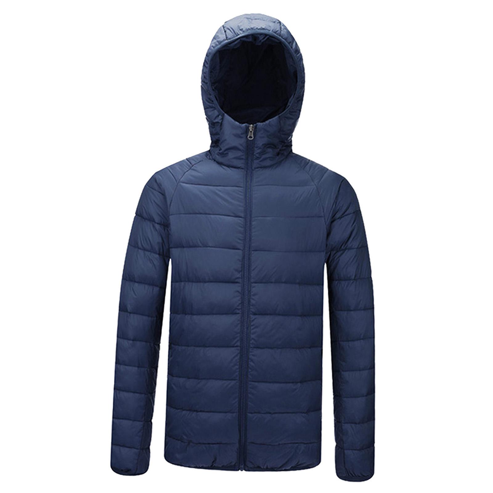 Men's Winter Ultralight Duck Down Jacket Puffer Coat