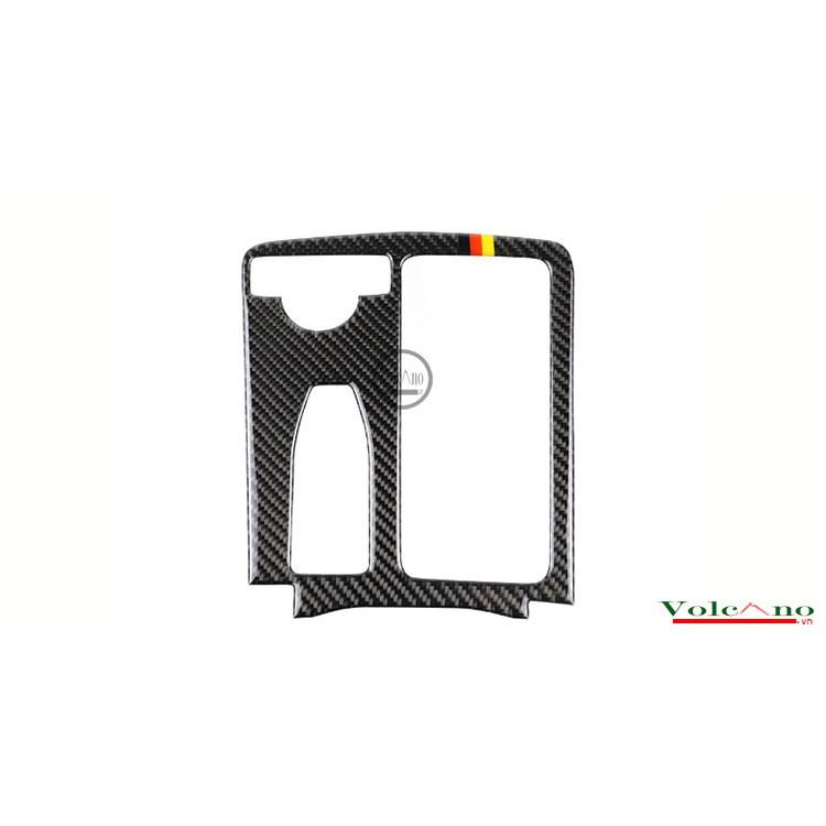 Miếng Dán Carbon Dán Trang Trí Khung Điều Khiển Tay Vịn Cho Xe Mercedes-Benz W204