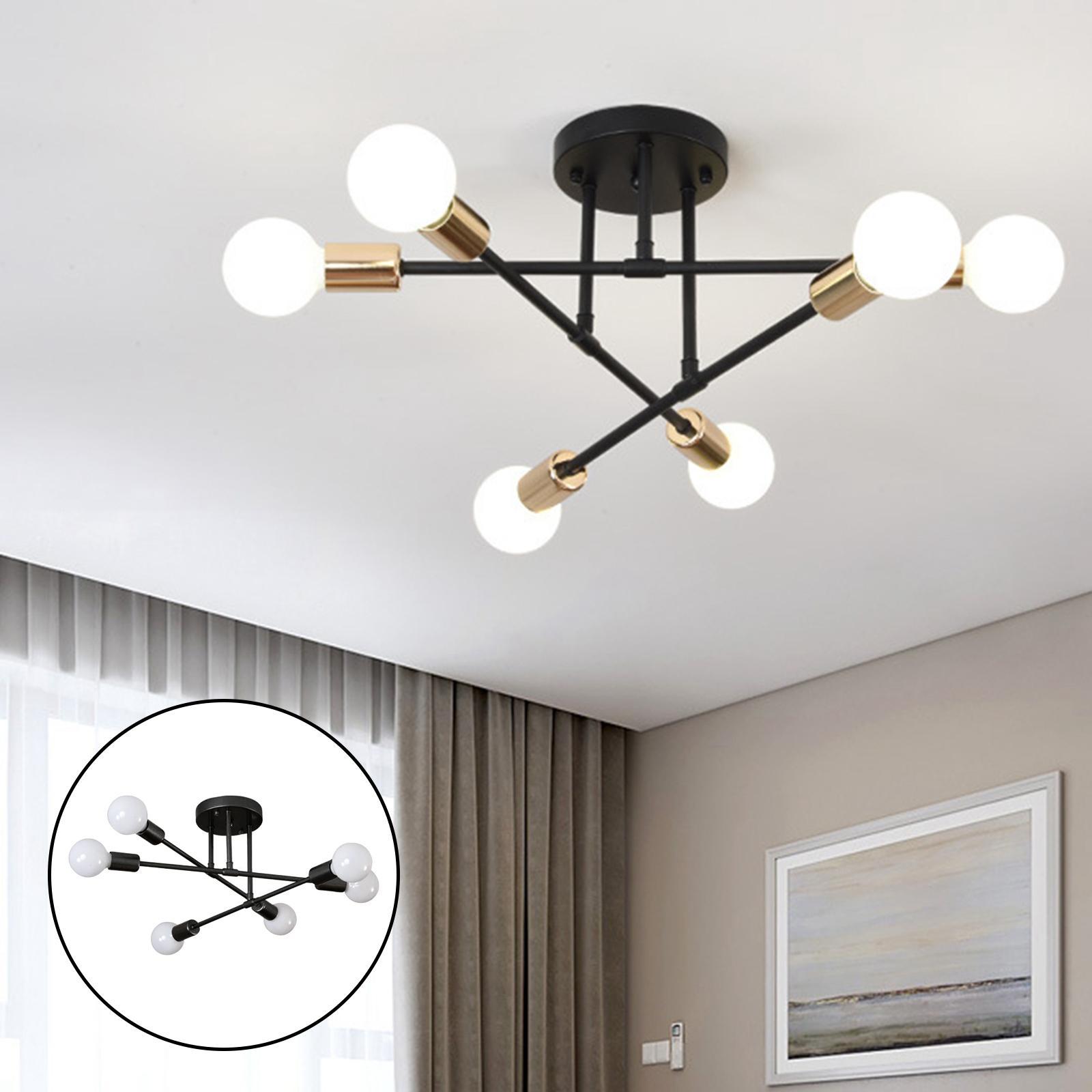 Ceiling Light Nordic Wrought Iron Chandelier Ceiling Lamp for Home Decor