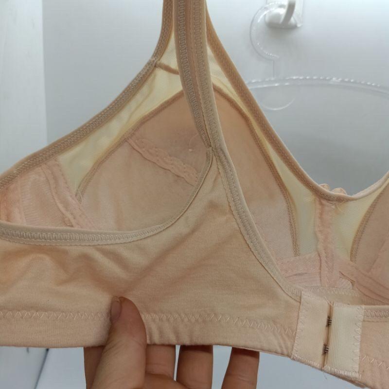 023 áo lót cotton ren lưới siêu thoáng mát dành cho ngực to bự nè