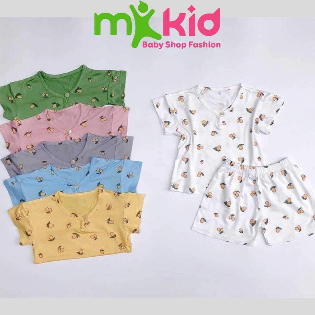 Bộ Cộc Tay Cho Bé FREE SHIP Bộ Minky Mom Cộc Tay Trái Xoài cho bé trai bé gái, chất thun lạnh cao cấp siêu mềm mát