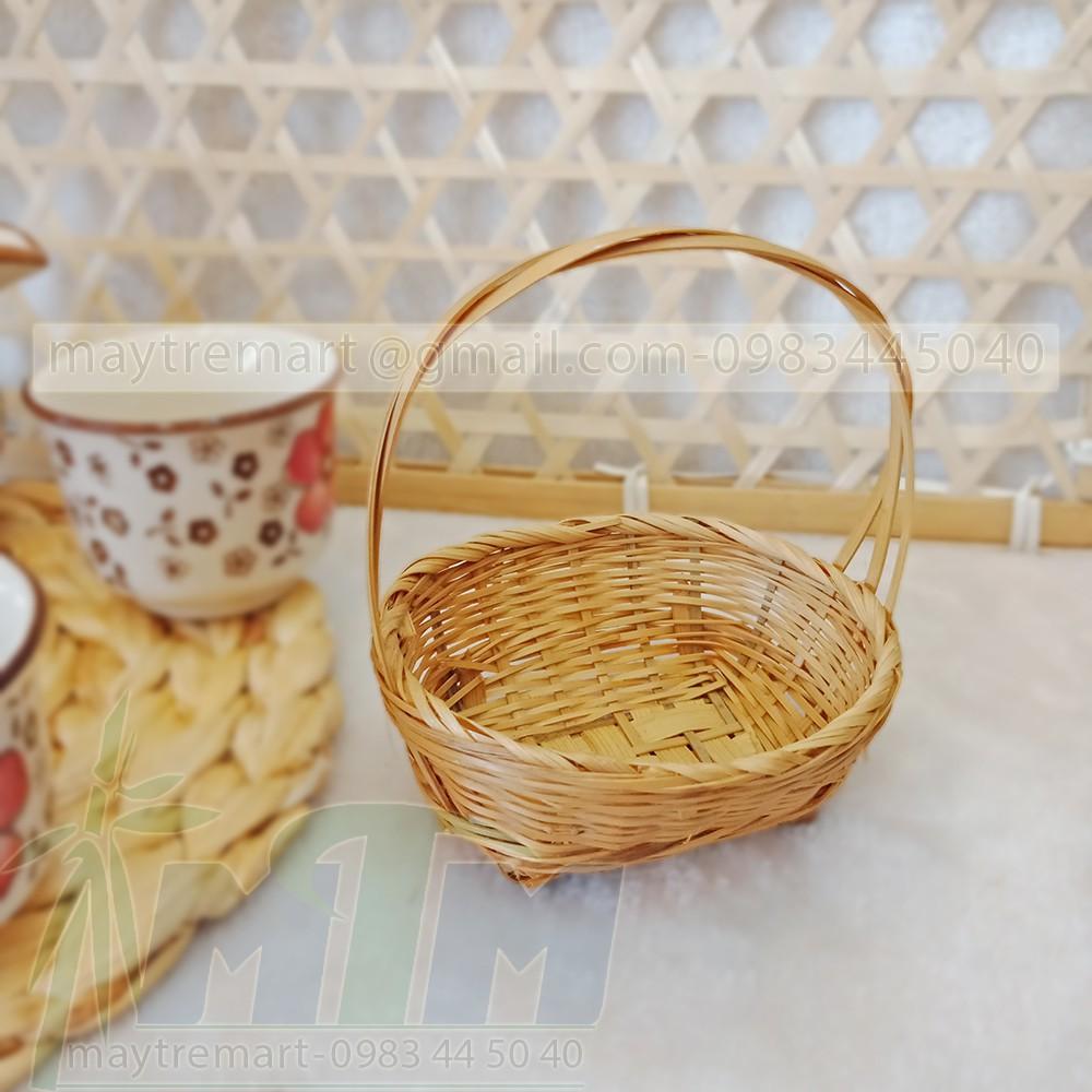 Giỏ tre l Lãng hoa nhí - Phụ kiện trang trí, chụp hình