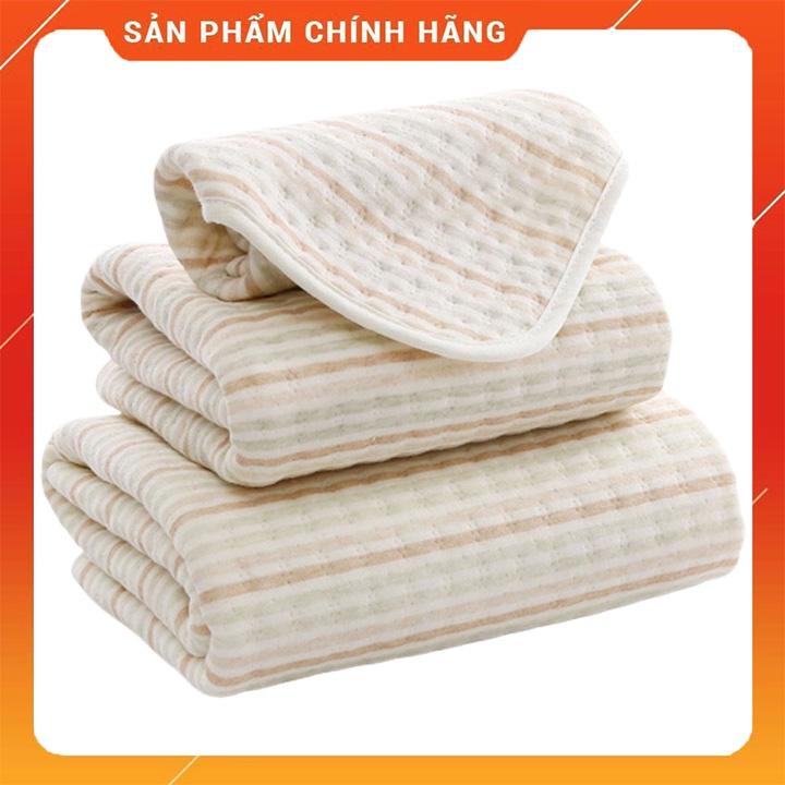 Tấm lót chống thấm cotton hữu cơ tự nhiên 4 lớp, thoáng khí