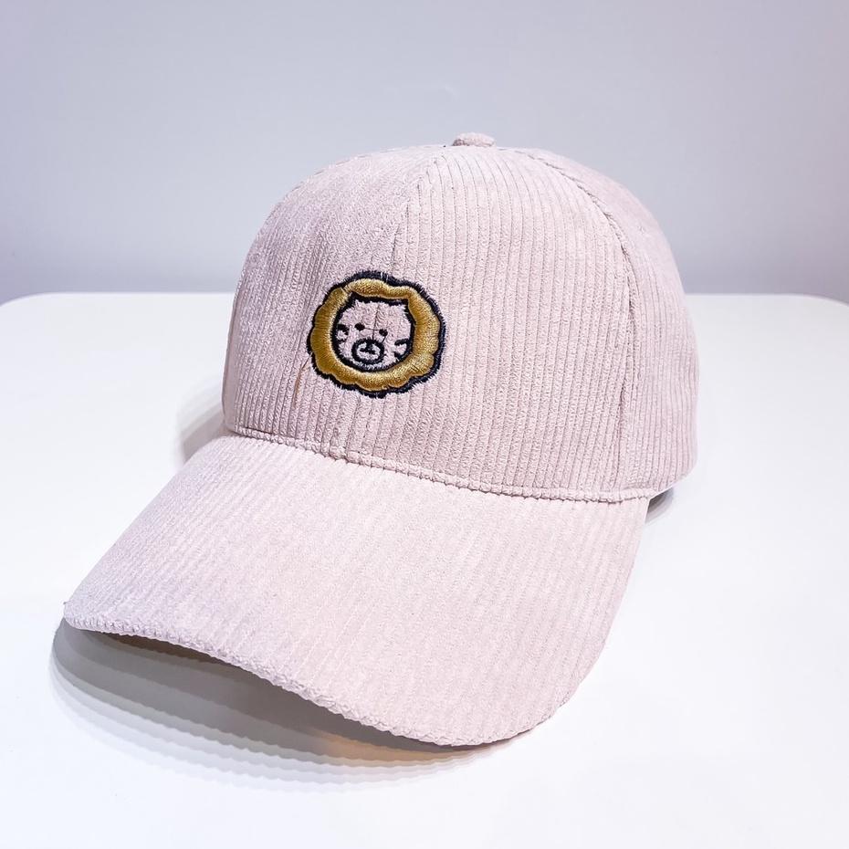 Mũ Lưỡi Trai Nón Kết Nhung Cao Cấp Thêu Mặt Sư tử 430 Phong Cách Ulzzang Form Unisex Nam Nữ