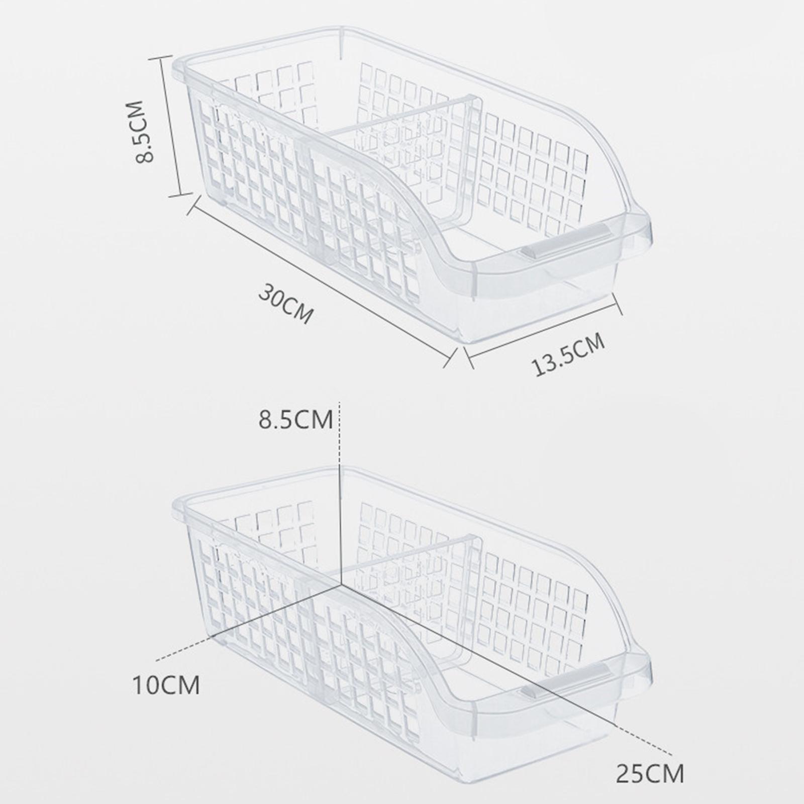 Refrigerator Organizer Storage Box Food Container for Fridge, Freezer Pantry