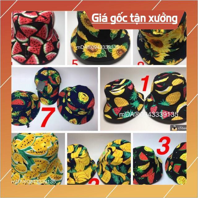 Nón tai bèo Bucket trái cây