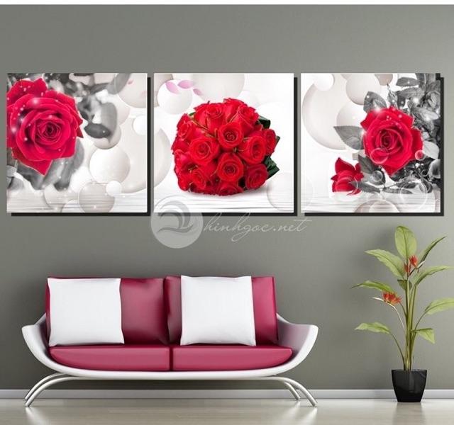 20 mẫu tranh treo phòng ăn ,cầu thang bộ 3 tấm tranh treo tường , tranh canvas kích thước 30x30cm.