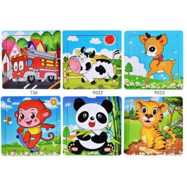 Tranh Ghép Gỗ Thông Minh 9 Mảnh Puzzle - Tranh Ghép Gỗ 9 Mảnh