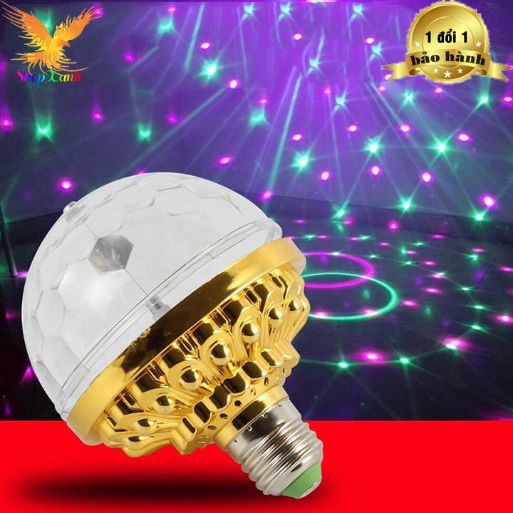Bóng Đèn Led Vũ Trường Loại Tròn Xoay 7 Màu Rotating Lamp Loại Tốt
